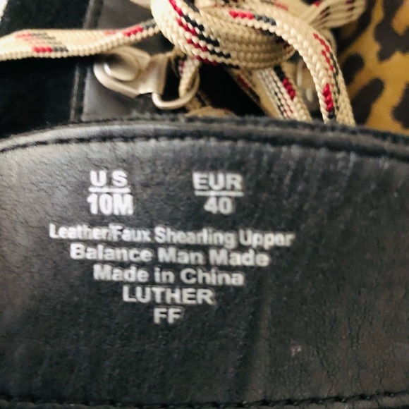 Sam Edelman size 10 Black suede sneaker shearling sheepskin trim - Picture 6 of 13